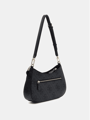 Mala de Ombro Baguette Logo Expandido Preto - Guess