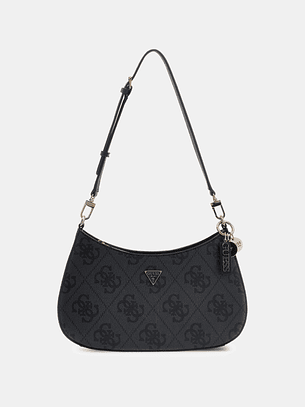 Mala de Ombro Baguette Logo Expandido Preto - Guess