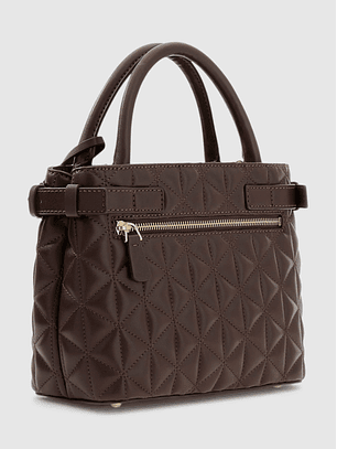 Mala de Mão Acolchoada PAISLEIGH Castanho - Guess