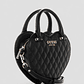 Crossbody Acolchoda ATABEY Coração Preto - Guess - Miniatura 2