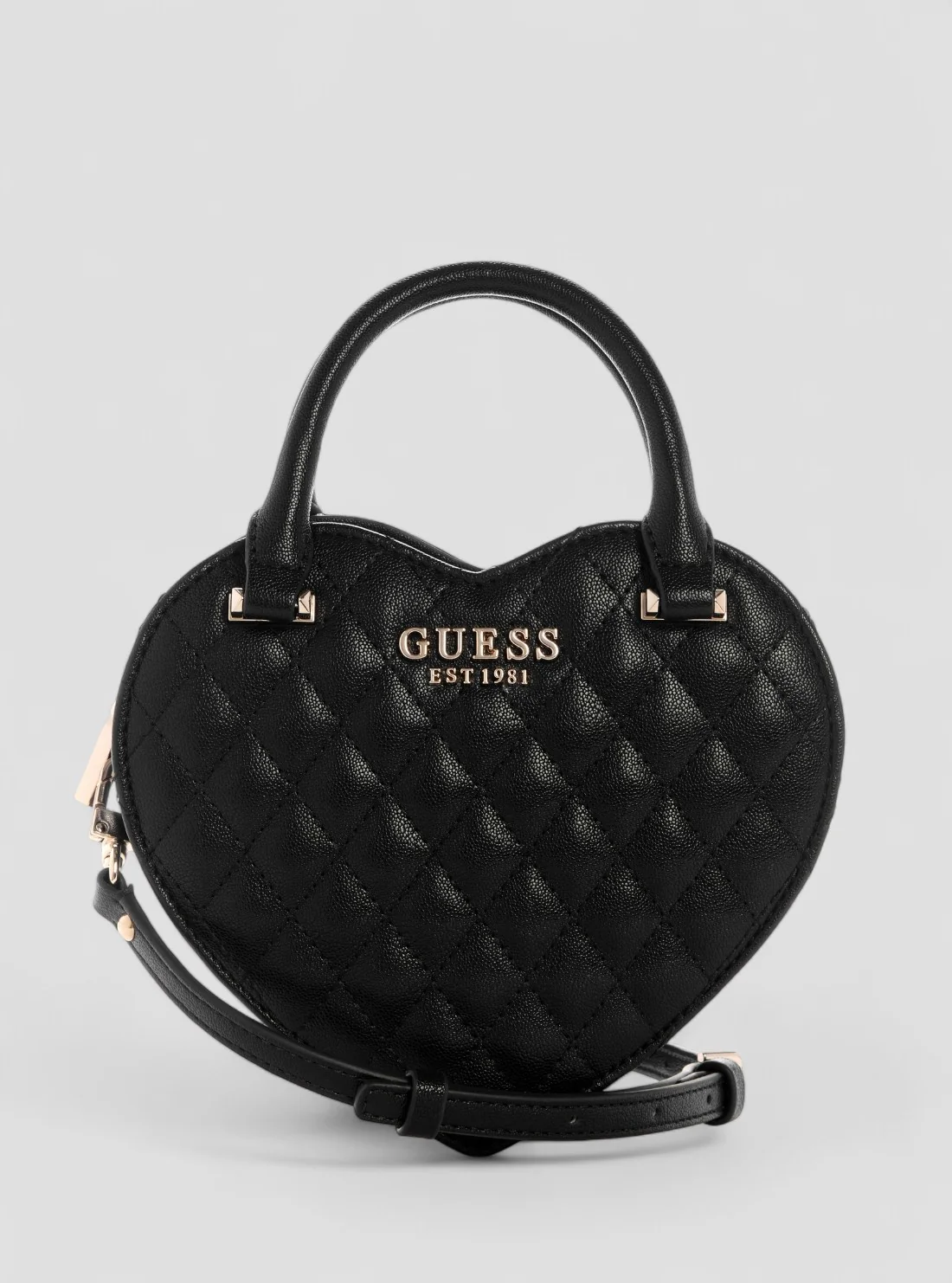Crossbody Acolchoda ATABEY Coração Preto - Guess 1