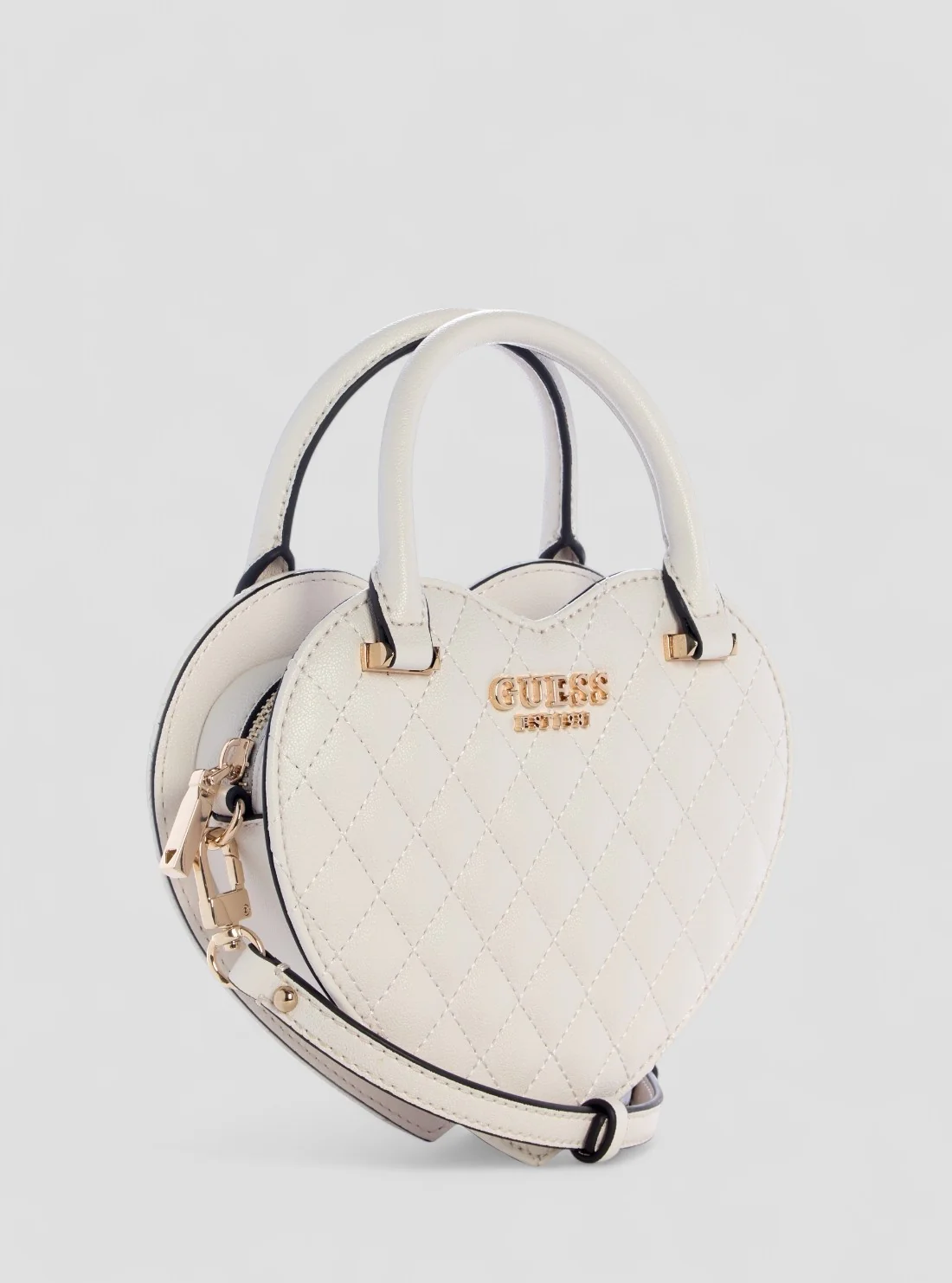 Crossbody Acolchoda ATABEY Coração Branco - Guess 2
