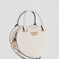 Crossbody Acolchoda ATABEY Coração Branco - Guess - Miniatura 2