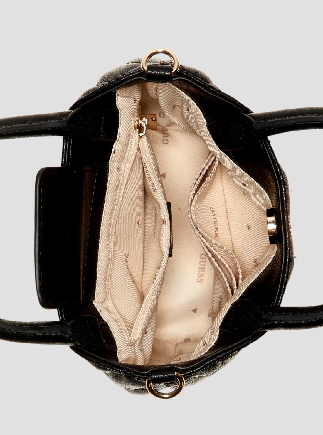 Mala de Mão Bucket GIULLY II BRENTON Preto - Guess  4