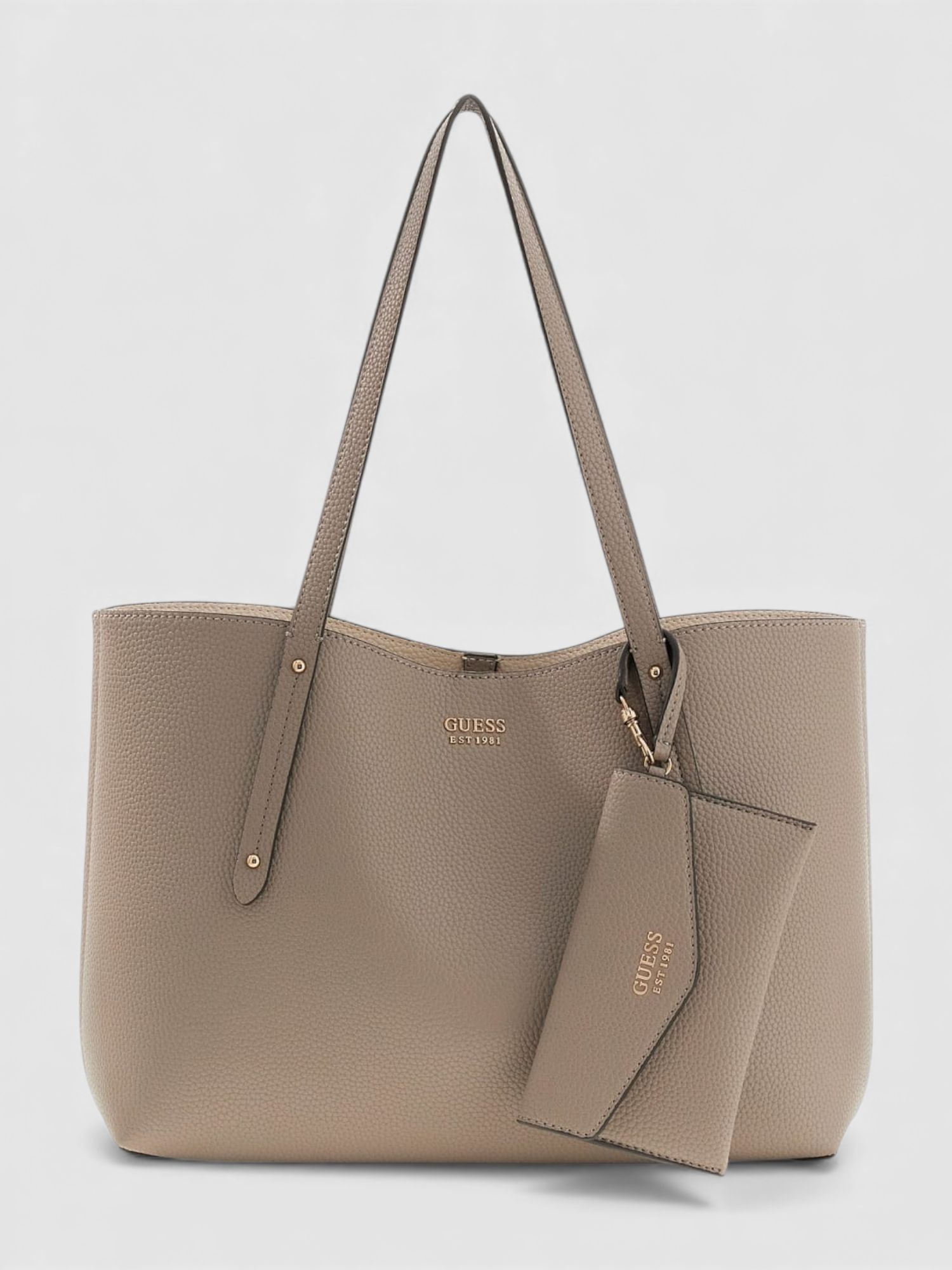 Mala de Mão de Ombro Reversivel BRENTON Taupe - Guess  1