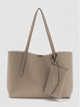 Mala de Mão de Ombro Reversivel BRENTON Taupe - Guess 