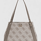 Mala de Ombro KARNILLA Logo Taupe - Guess  - Miniatura 4