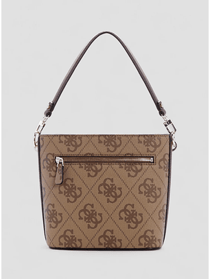 Mala Bucke Logo Expandido Bege - Guess 