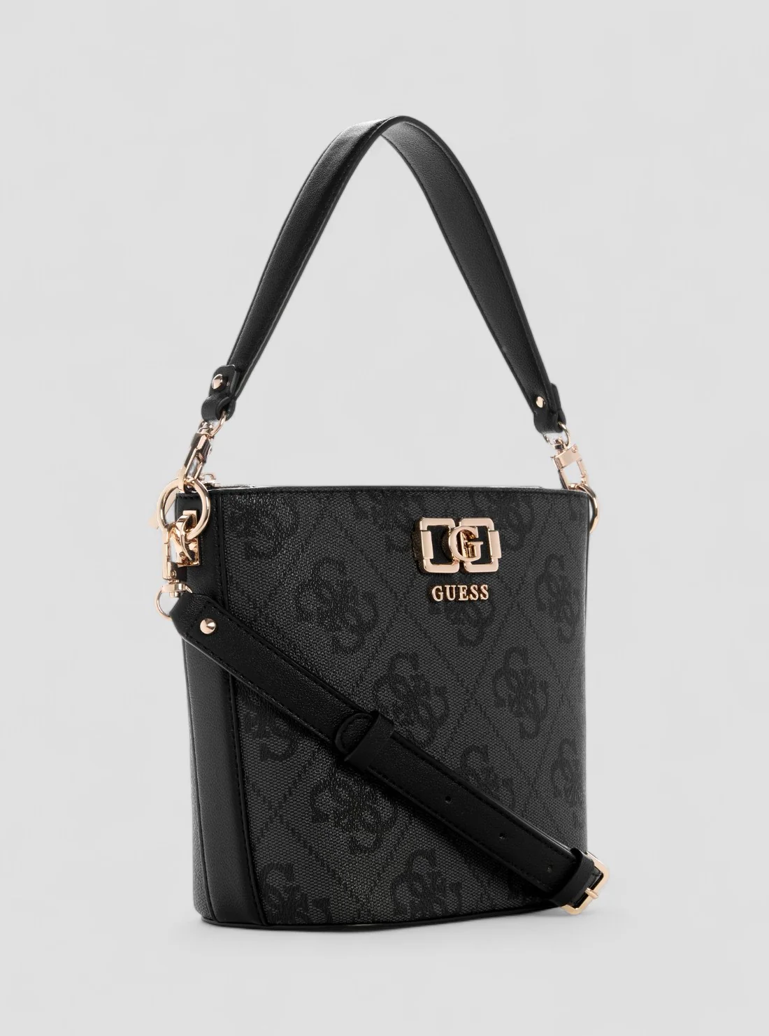 Mala Bucke Logo Expandido Preto - Guess 2