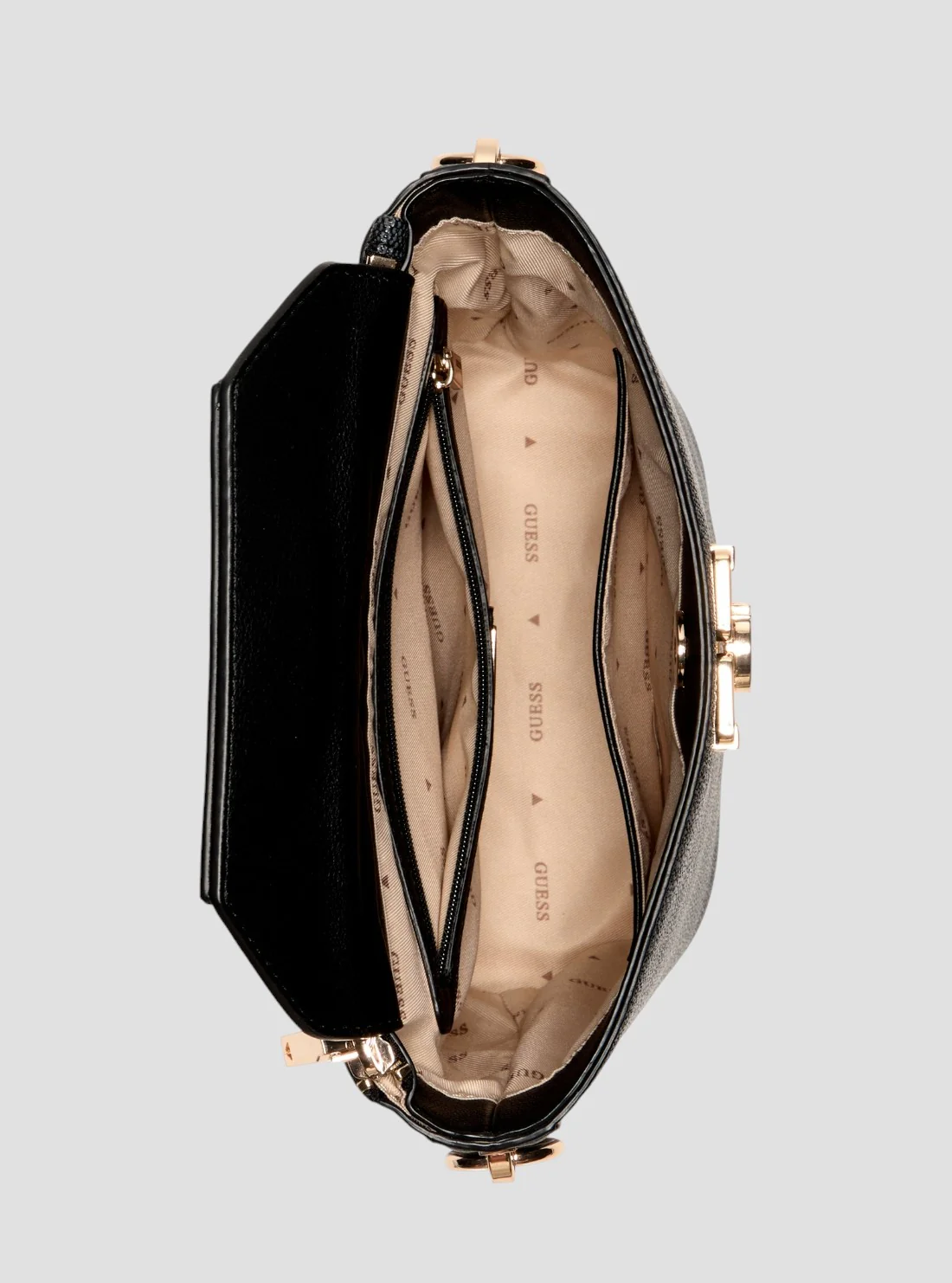 Mala Bucke Logo Expandido Preto - Guess 4