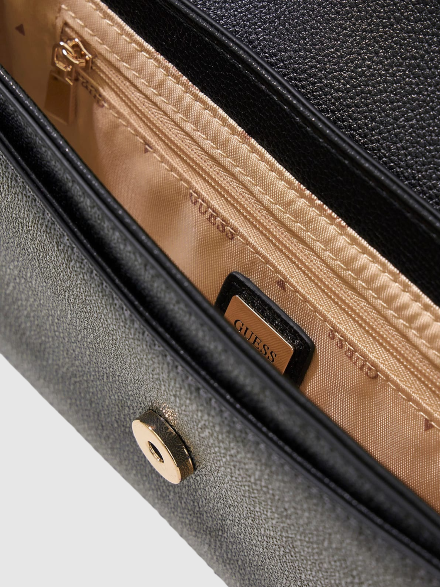 Mala de Ombro SADIE Logo Expandido Preto - Guess  3