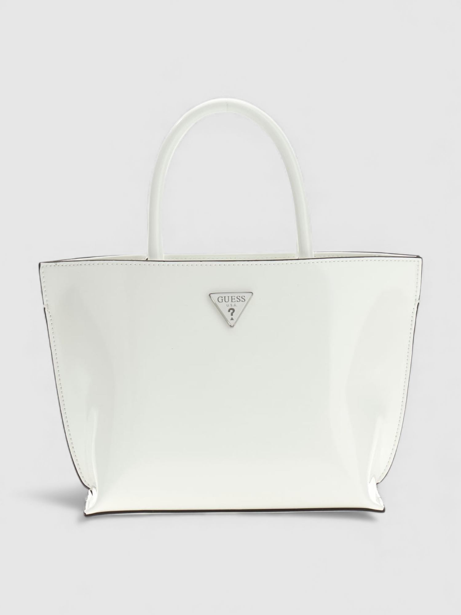 Mala de Mão ARNELA em Verniz Branco - Guess 1