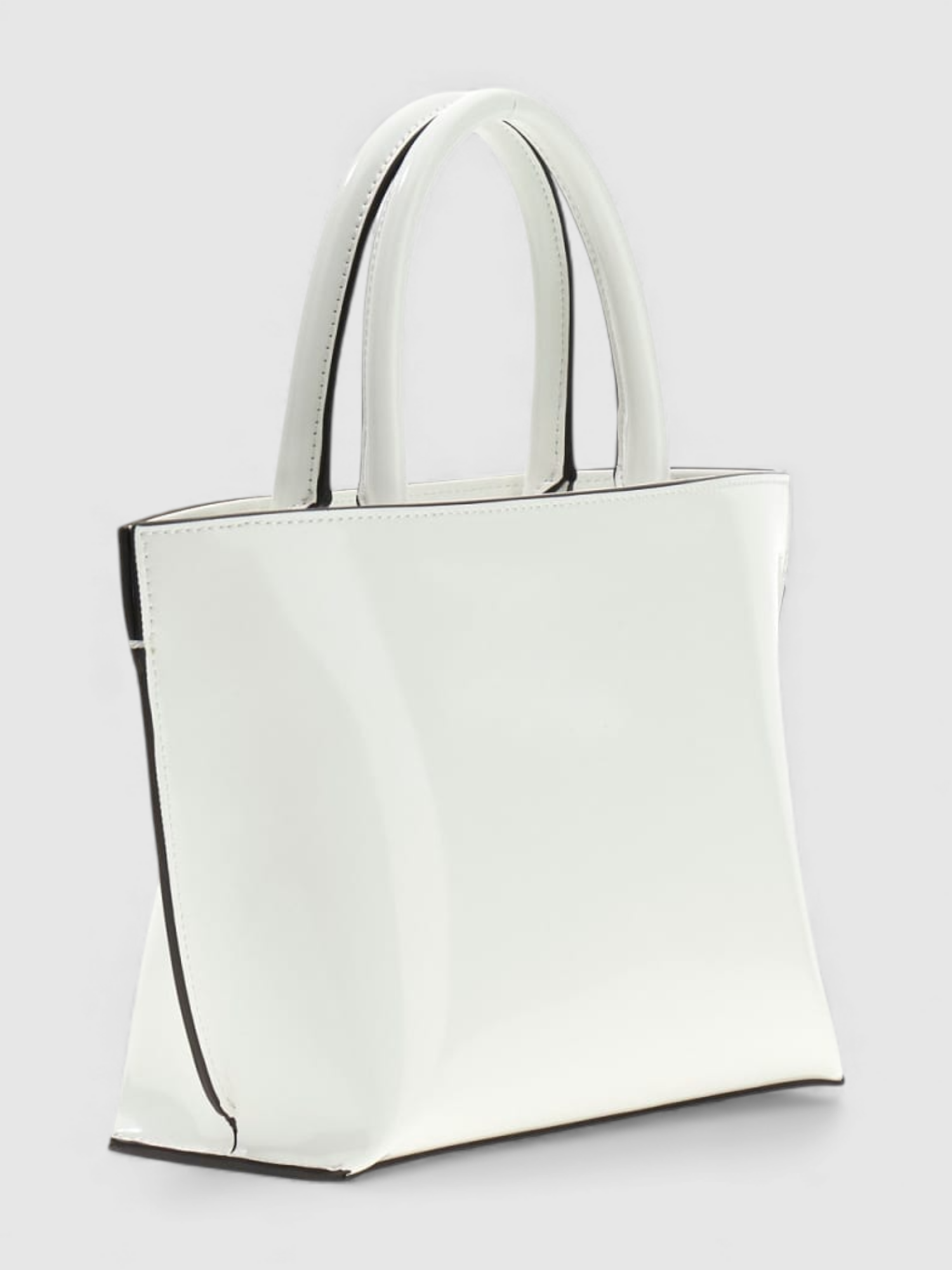 Mala de Mão ARNELA em Verniz Branco - Guess 2