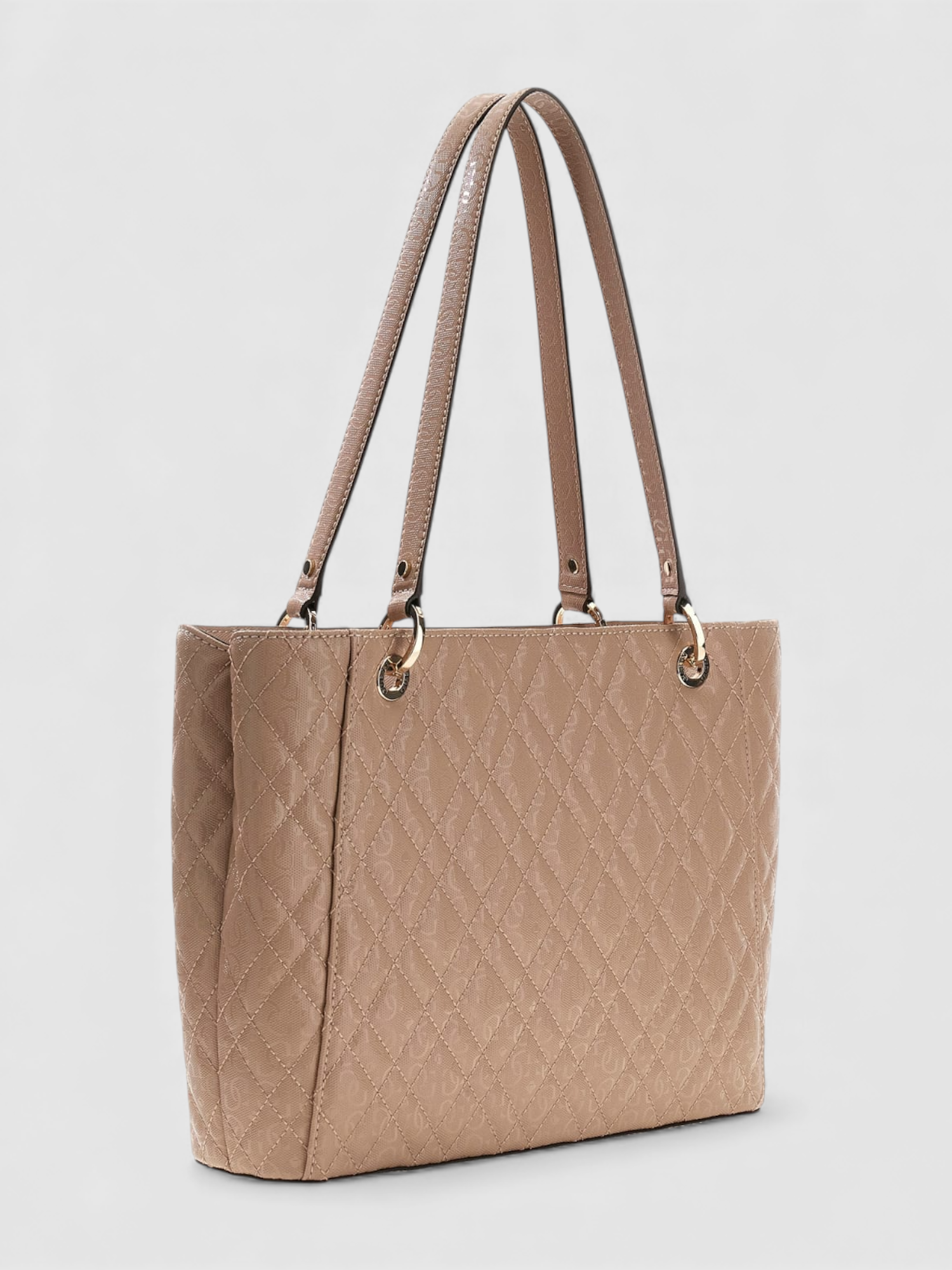 Mala de Ombro Logo Laminado ISEMAY Bege - Guess 2