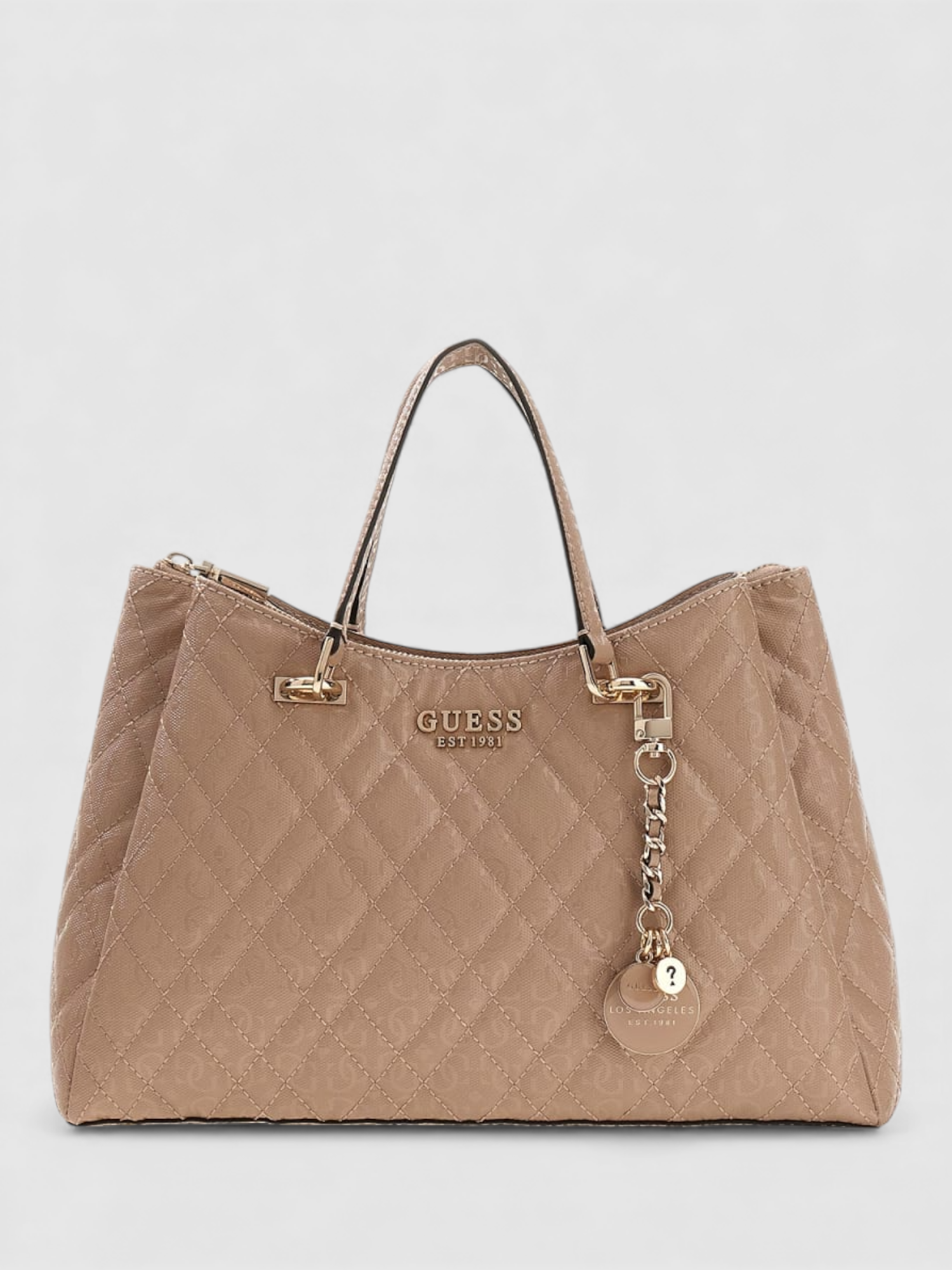 Mala de Mão Logo Laminado ISEMAY Bege - Guess 1