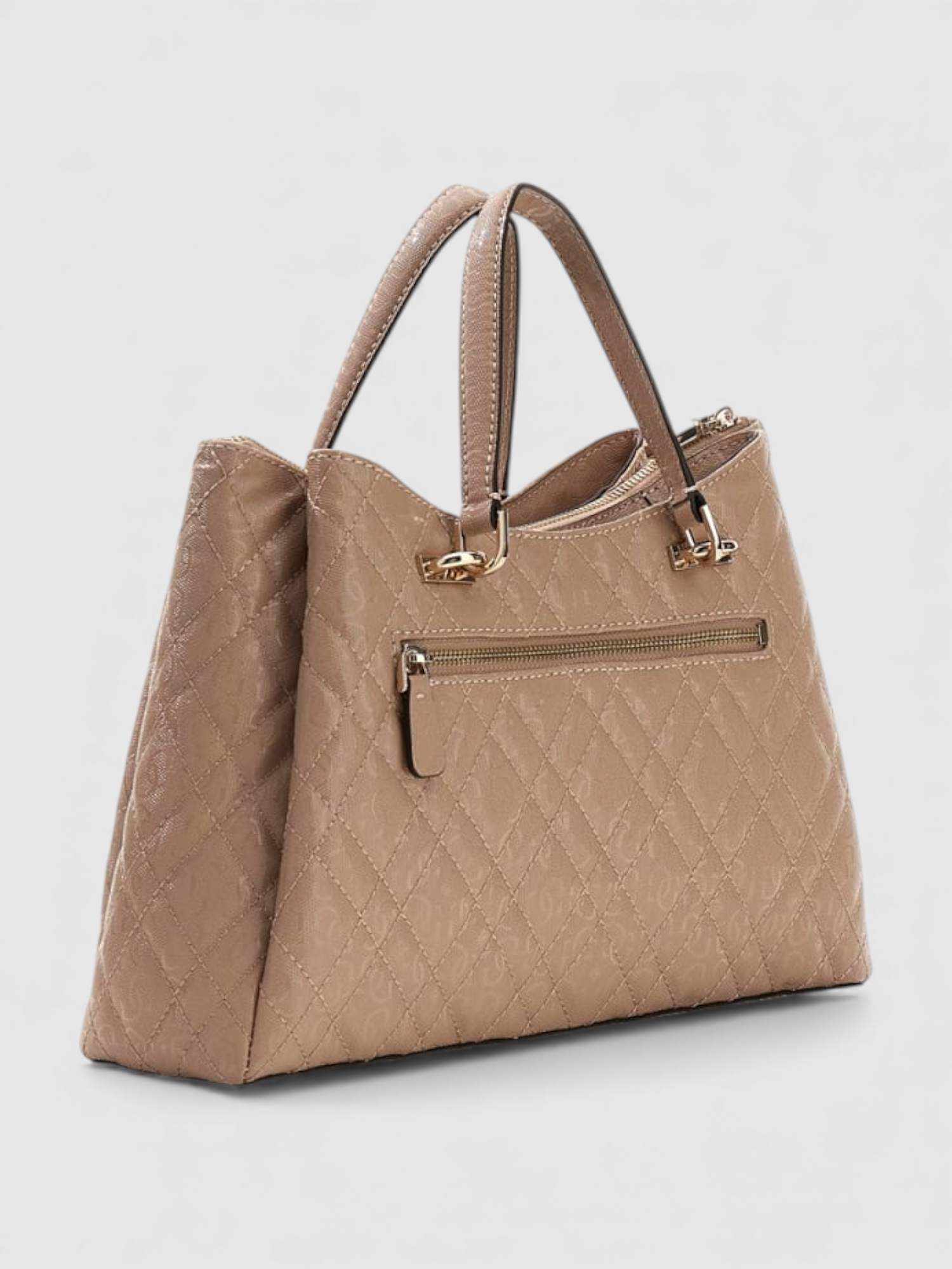 Mala de Mão Logo Laminado ISEMAY Bege - Guess 2