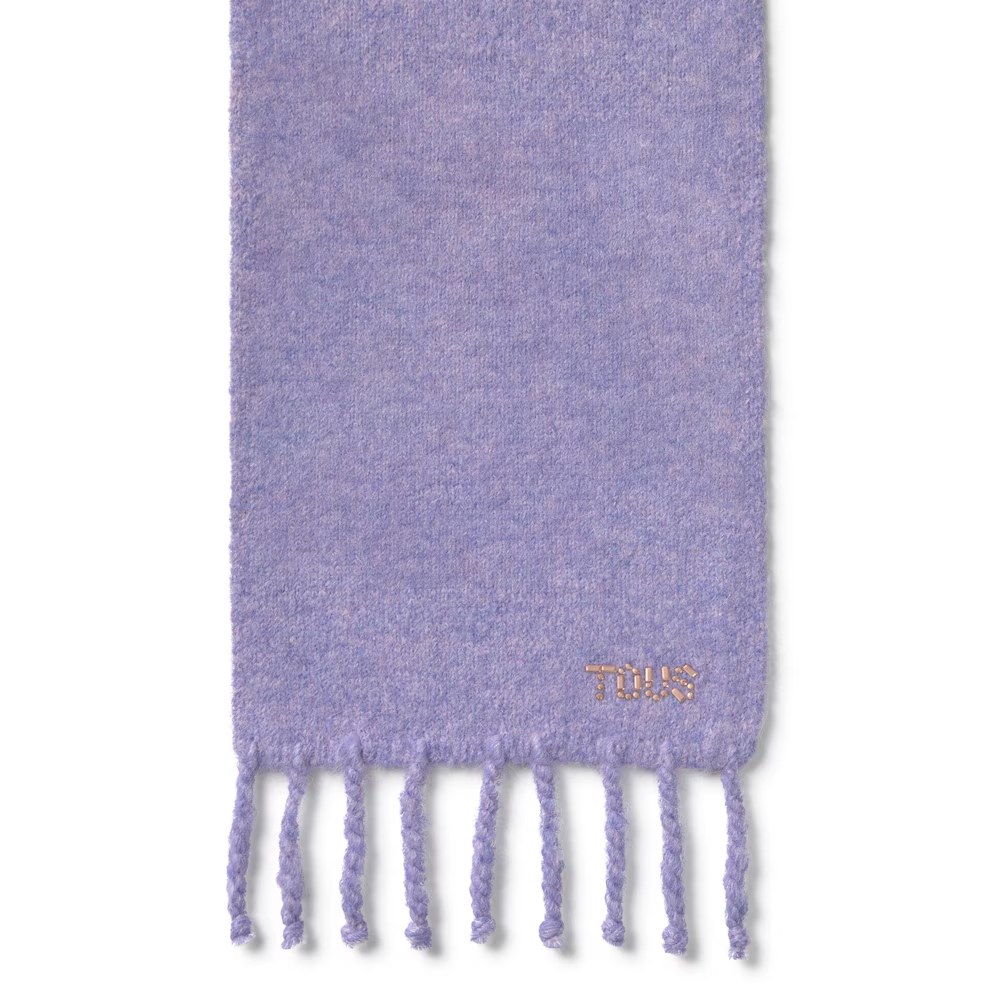 Cachecol Crystal com Strass Lilás -  Tous  2