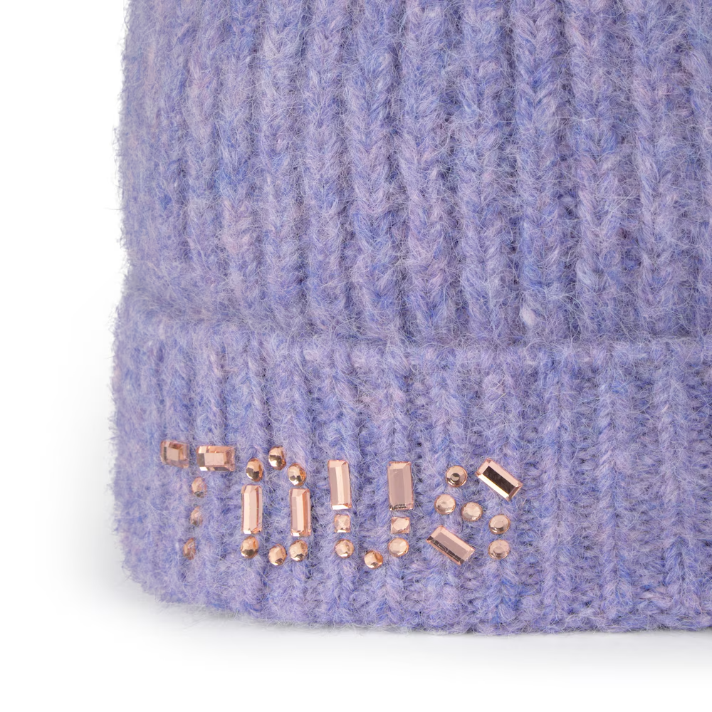 Gorro Crystal com Strass Lilás - Tous 2