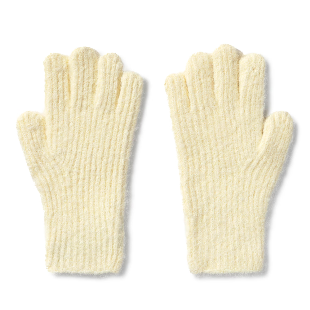 Luvas Crystal com Strass Amarelo Pastel -  Tous  4