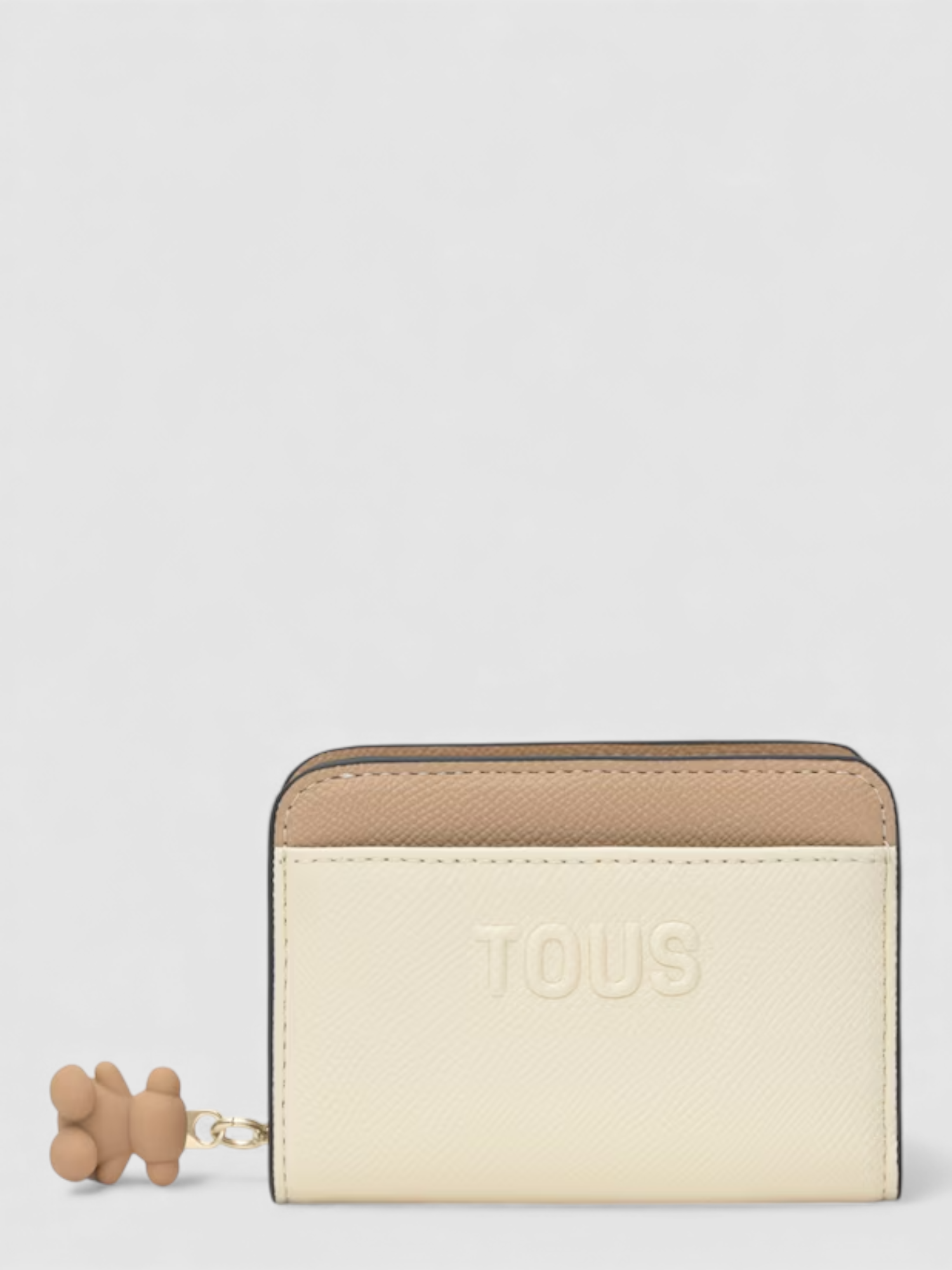 Carteira Dupla Audree Bege e Branco - Tous 1