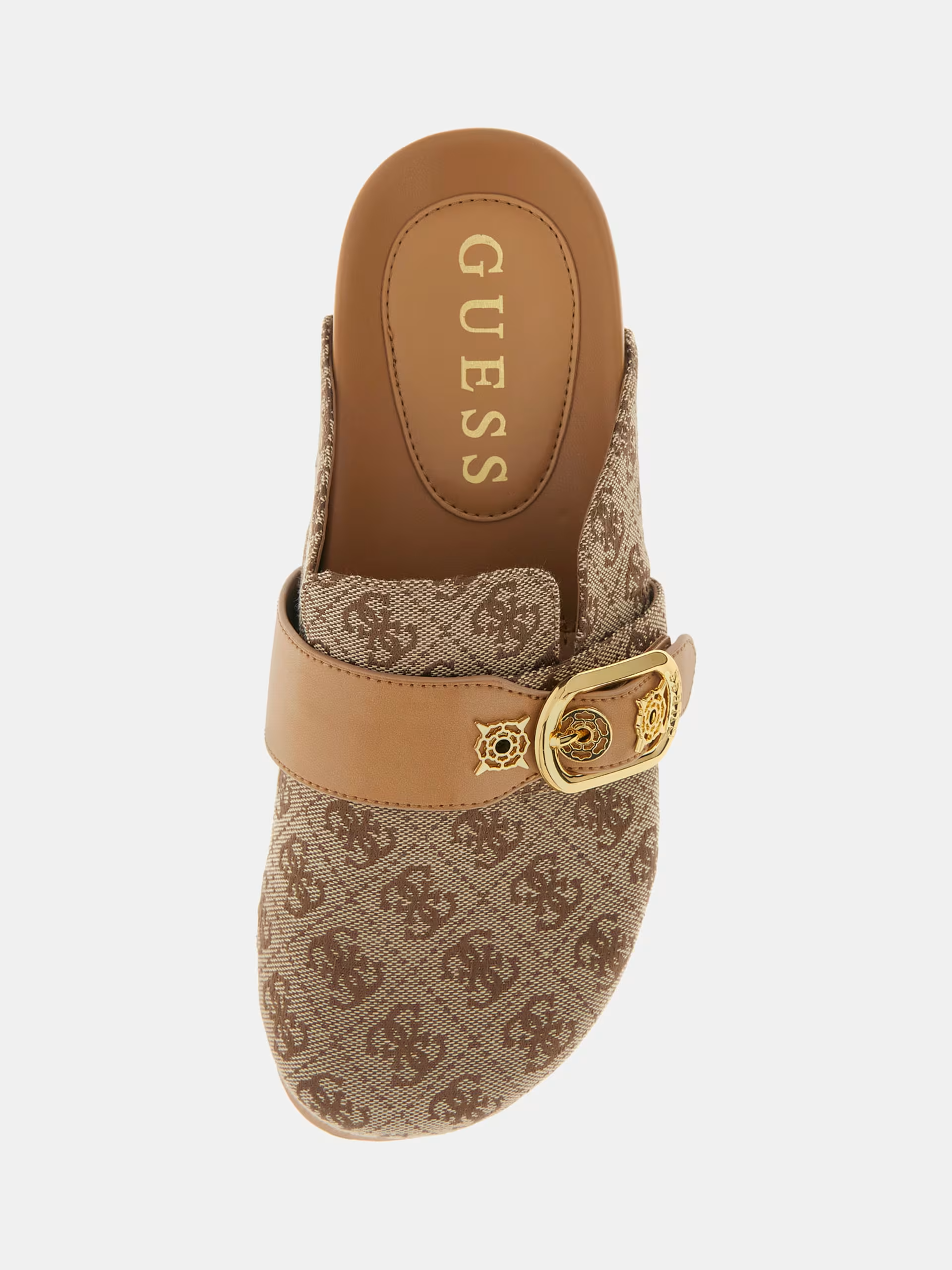 Mule Sabot Logo Bege - Guess  3