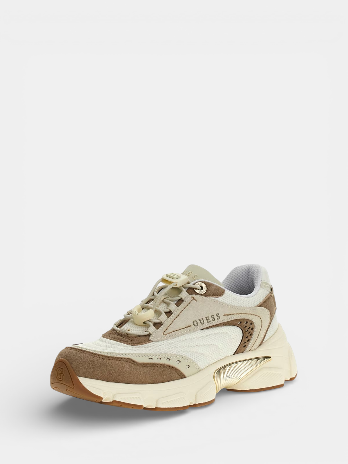 Ténis IMERI Taupe e Branco - Guess  2