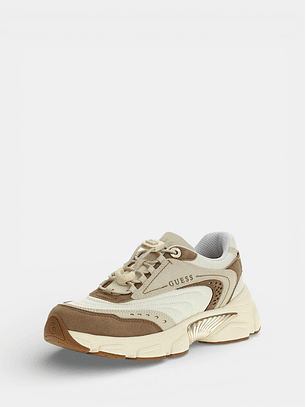 Ténis IMERI Taupe e Branco - Guess 