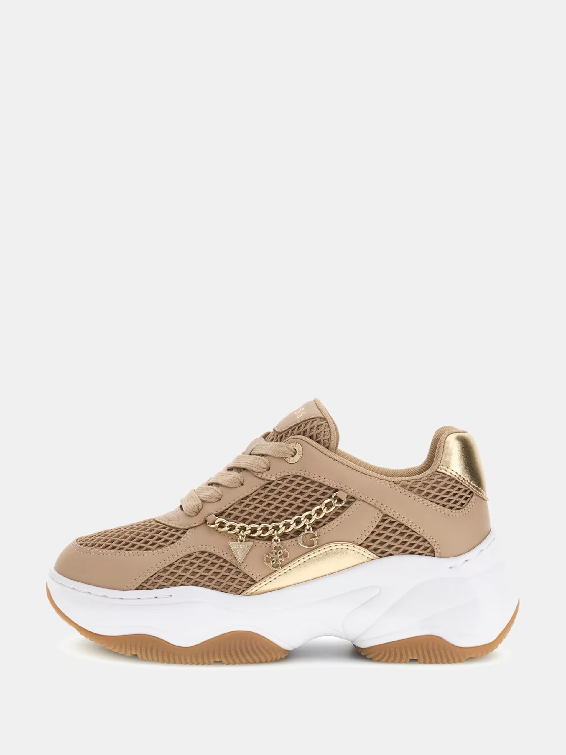 Ténis com Corrente Harpaa Bege - Guess 1