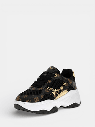 Ténis com Corrente Harpaa Preto - Guess