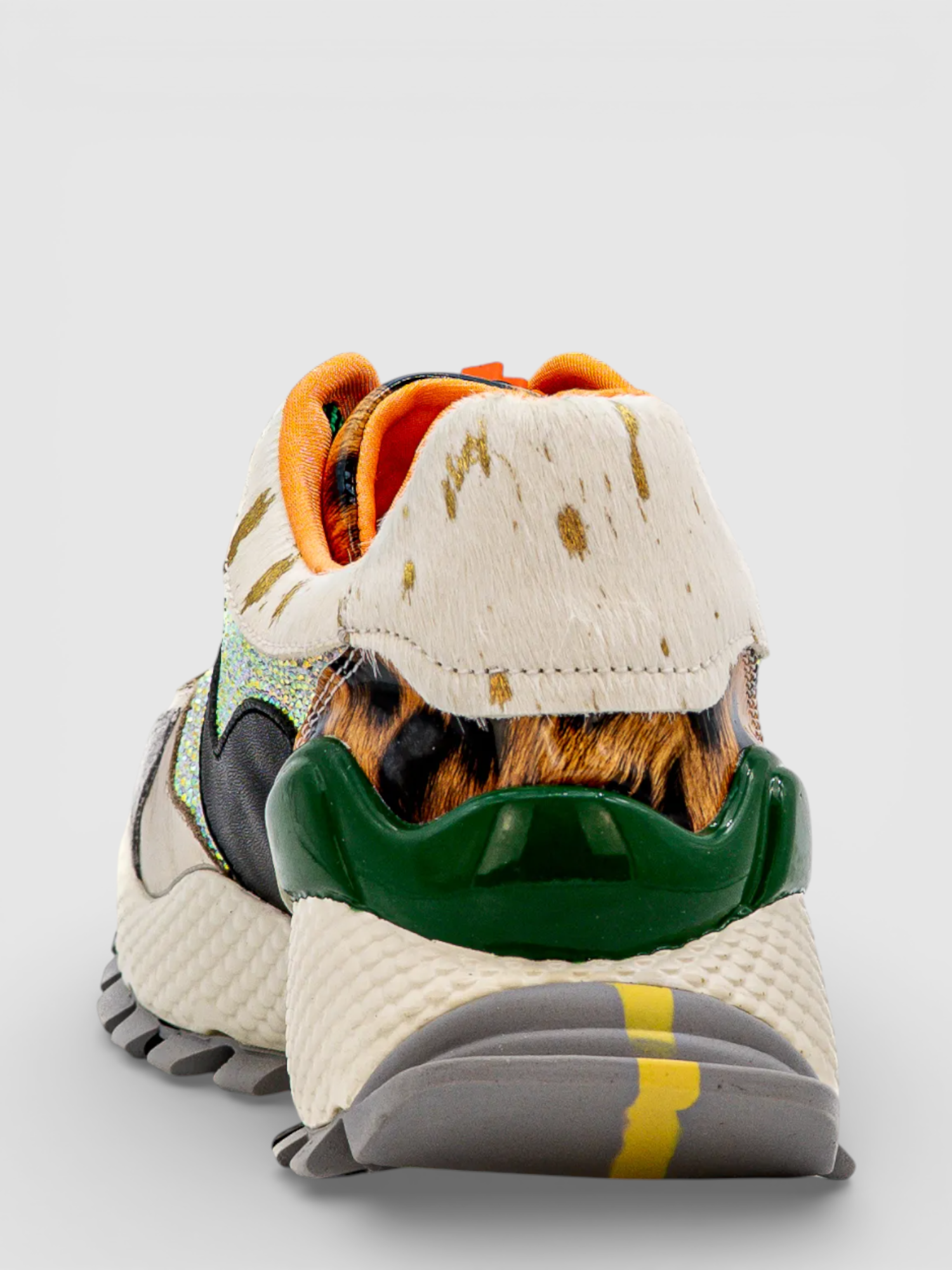 Ténis 8830-1 Prata e Laranja - EXÉ 3