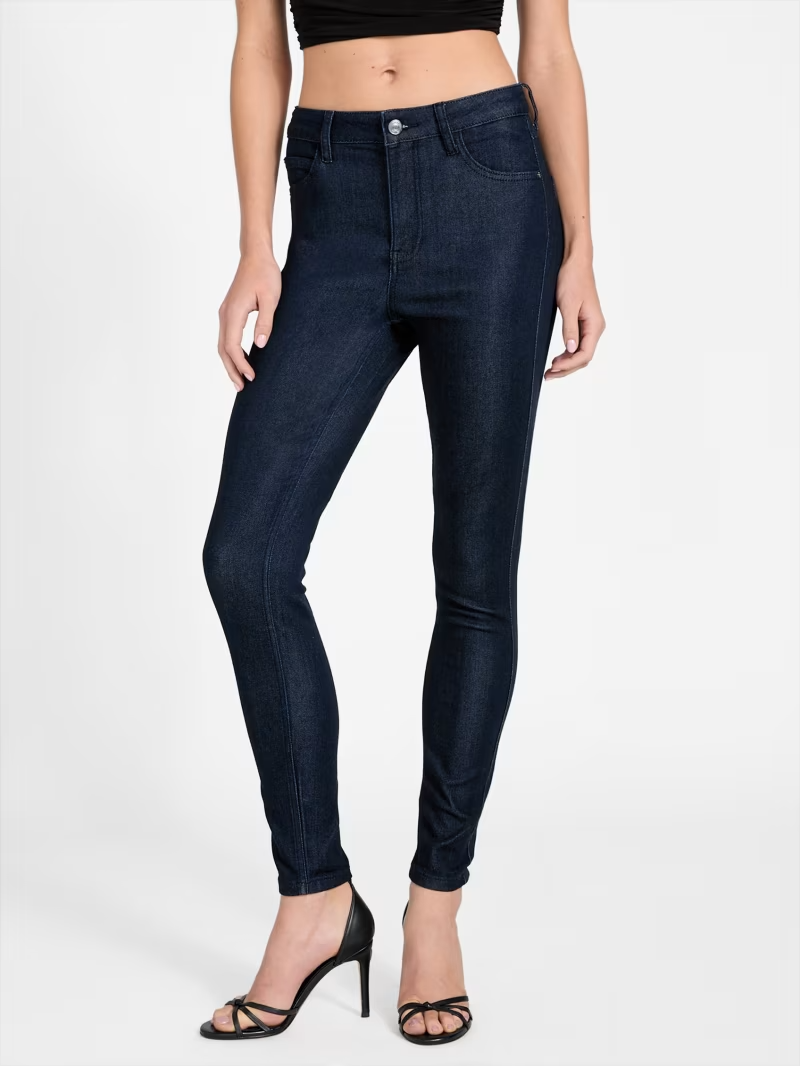 Calças Skinny Suaves Ganga Escura - Guess  1