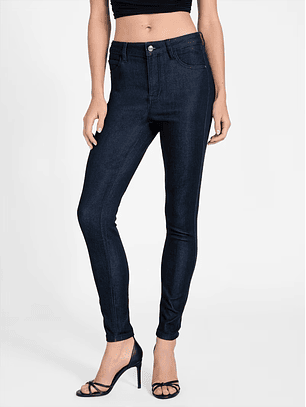 Calças Skinny Suaves Ganga Escura - Guess 