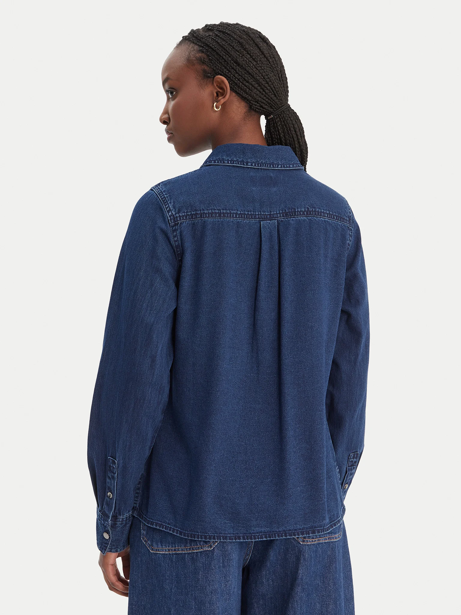 Camisa em Ganga MONIQUE Bolso em Strass - Guess  2