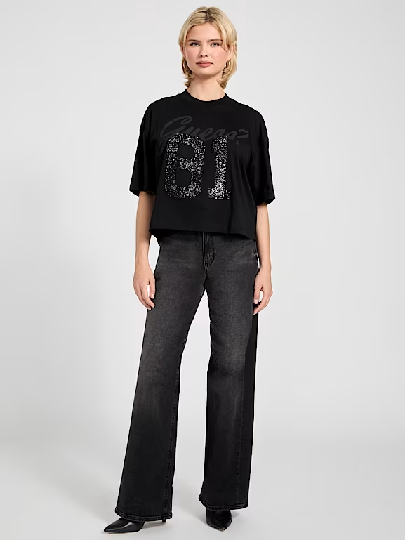 T-shirt Solta 81 Preto - Guess  4