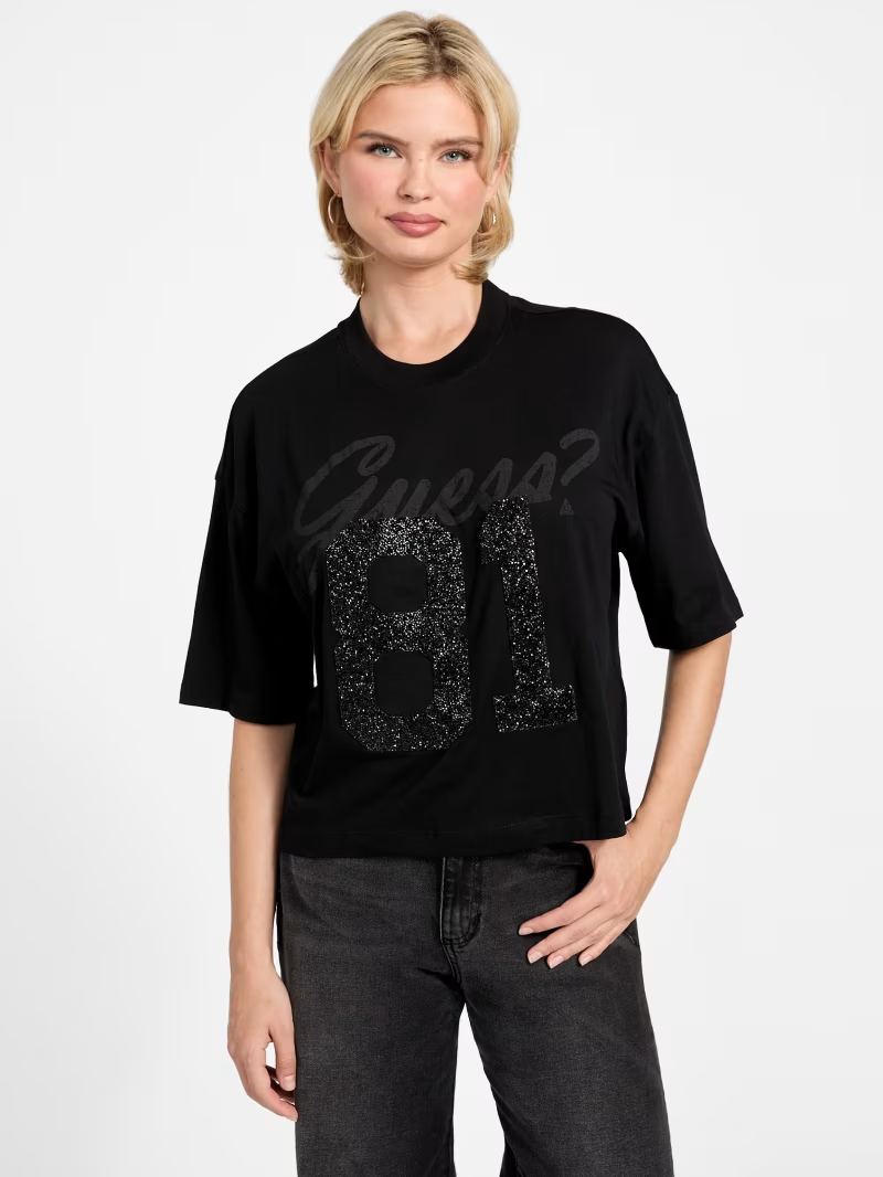 T-shirt Solta 81 Preto - Guess  1