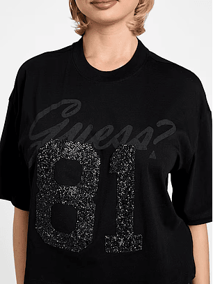 T-shirt Solta 81 Preto - Guess 