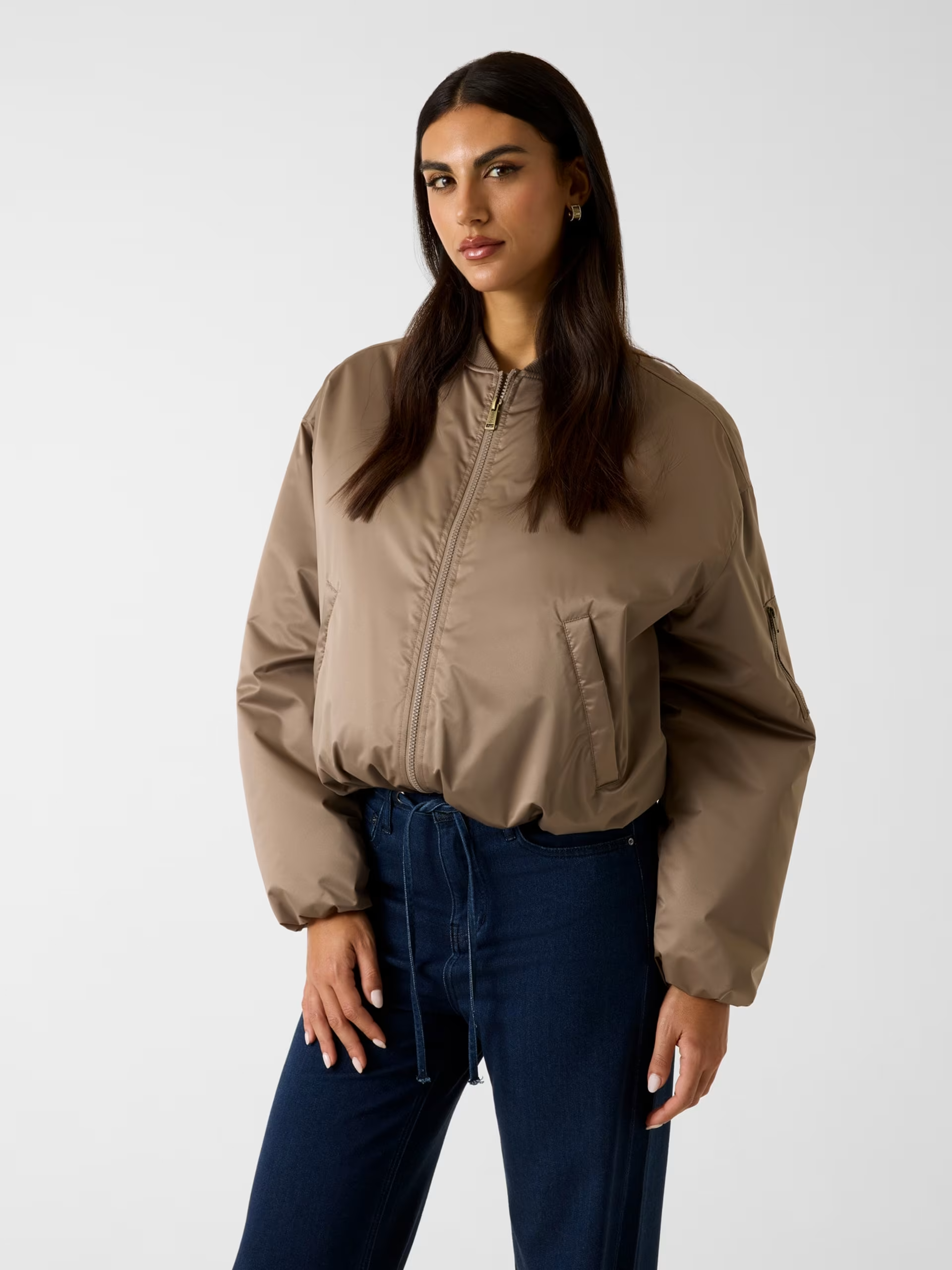 Casaco Bomber LORRAINE Castanho - Guess  1