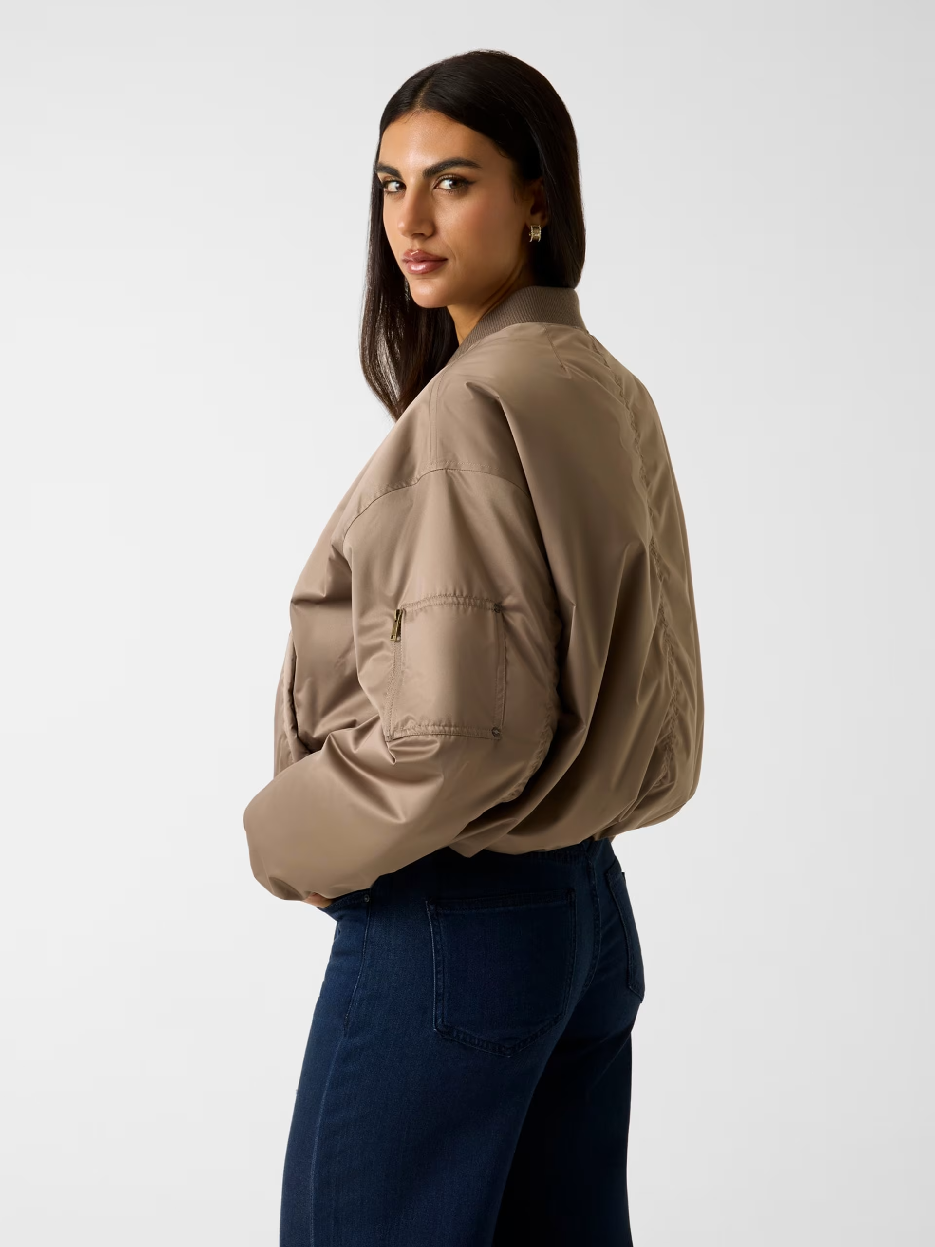 Casaco Bomber LORRAINE Castanho - Guess  3