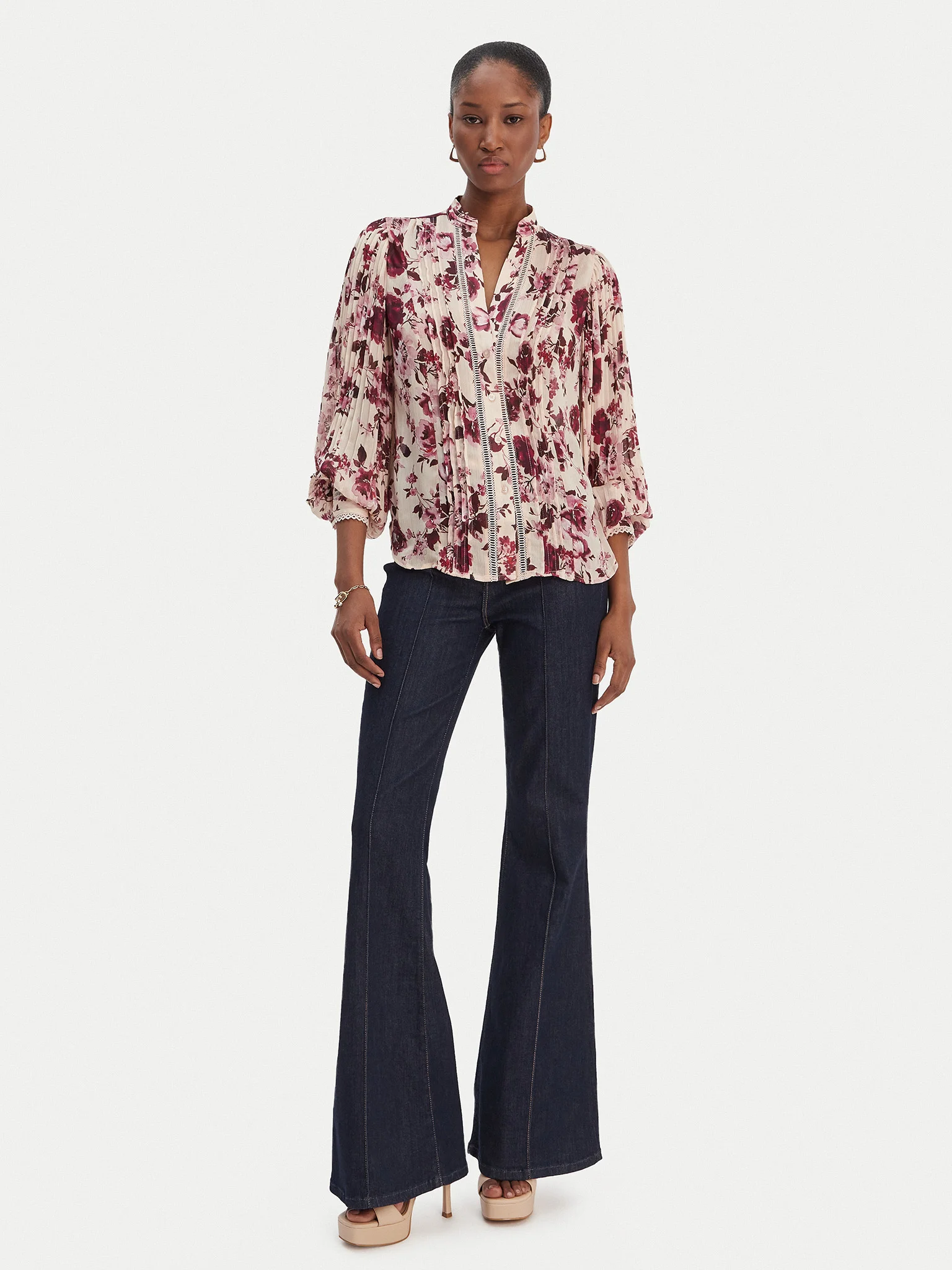 Blusa Floral JOSETTE Rosa  - Guess  5