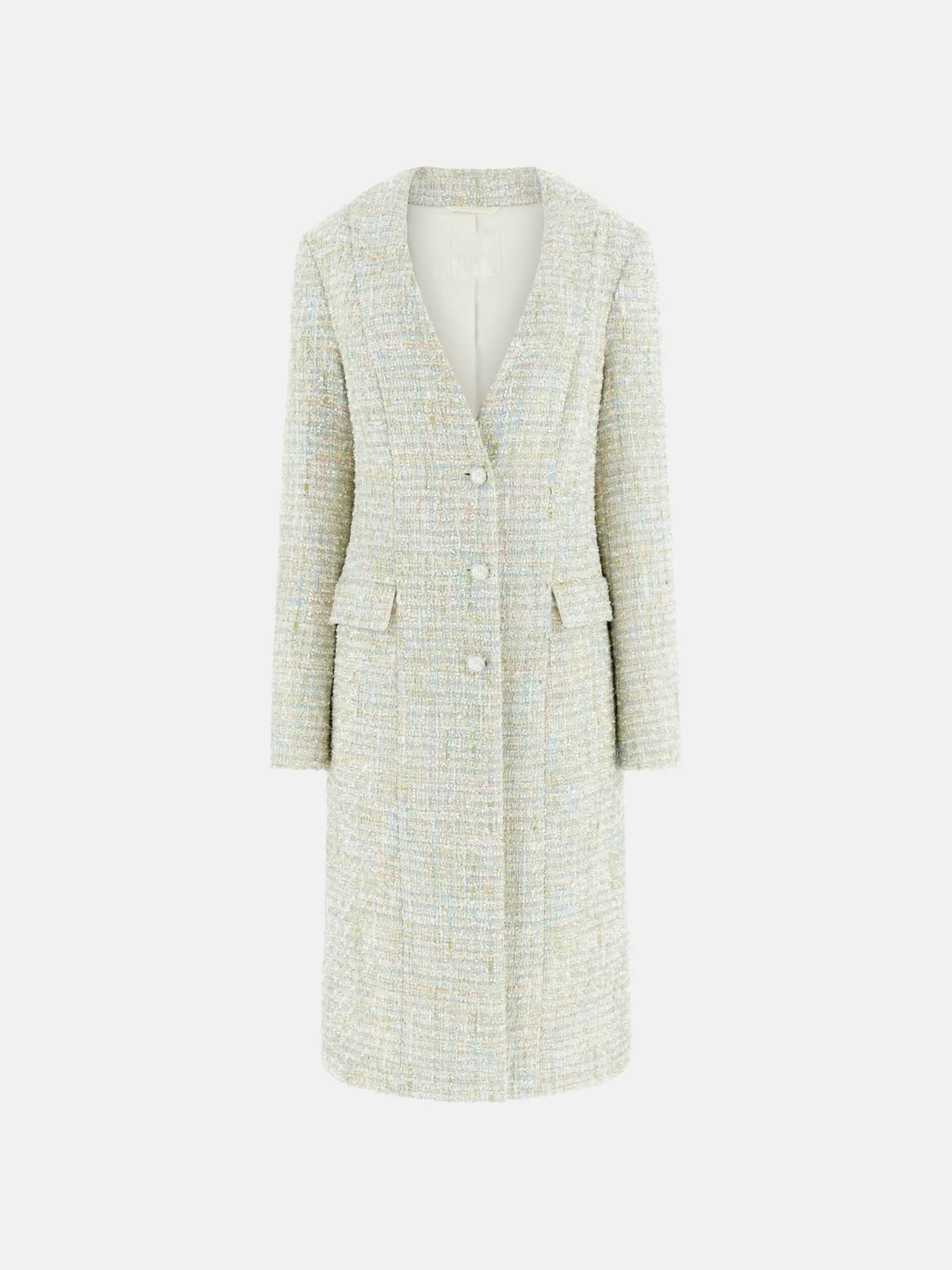 Casaco ODILE em Tweed Verde Menta - Guess 5