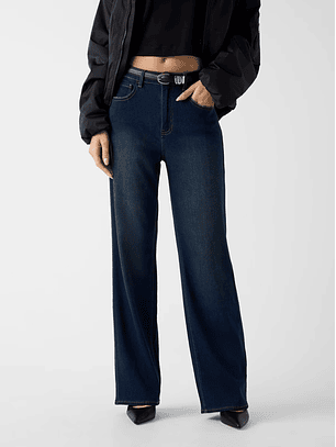 Calça Perna Larga Ganga Escura - Guess