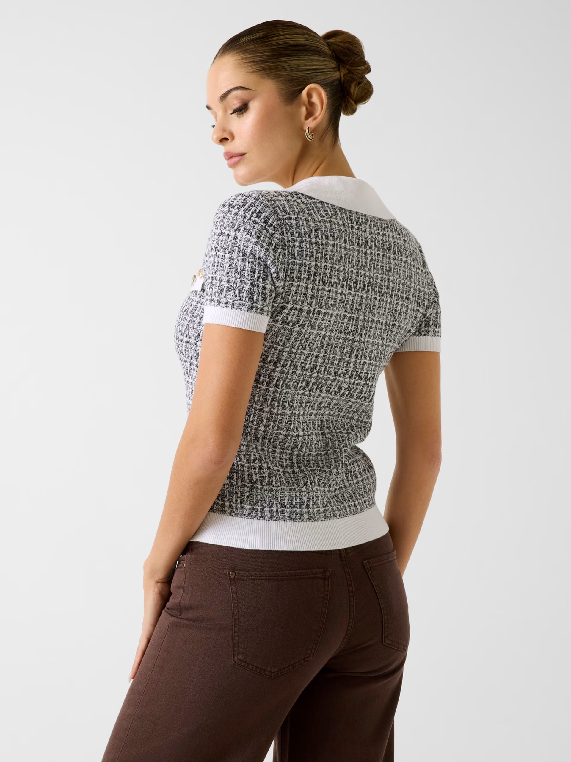 Blusa de Manga Curta ANNABELLE Branco - Guess  2