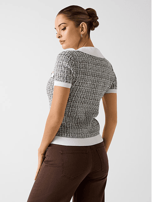 Blusa de Manga Curta ANNABELLE Branco - Guess 