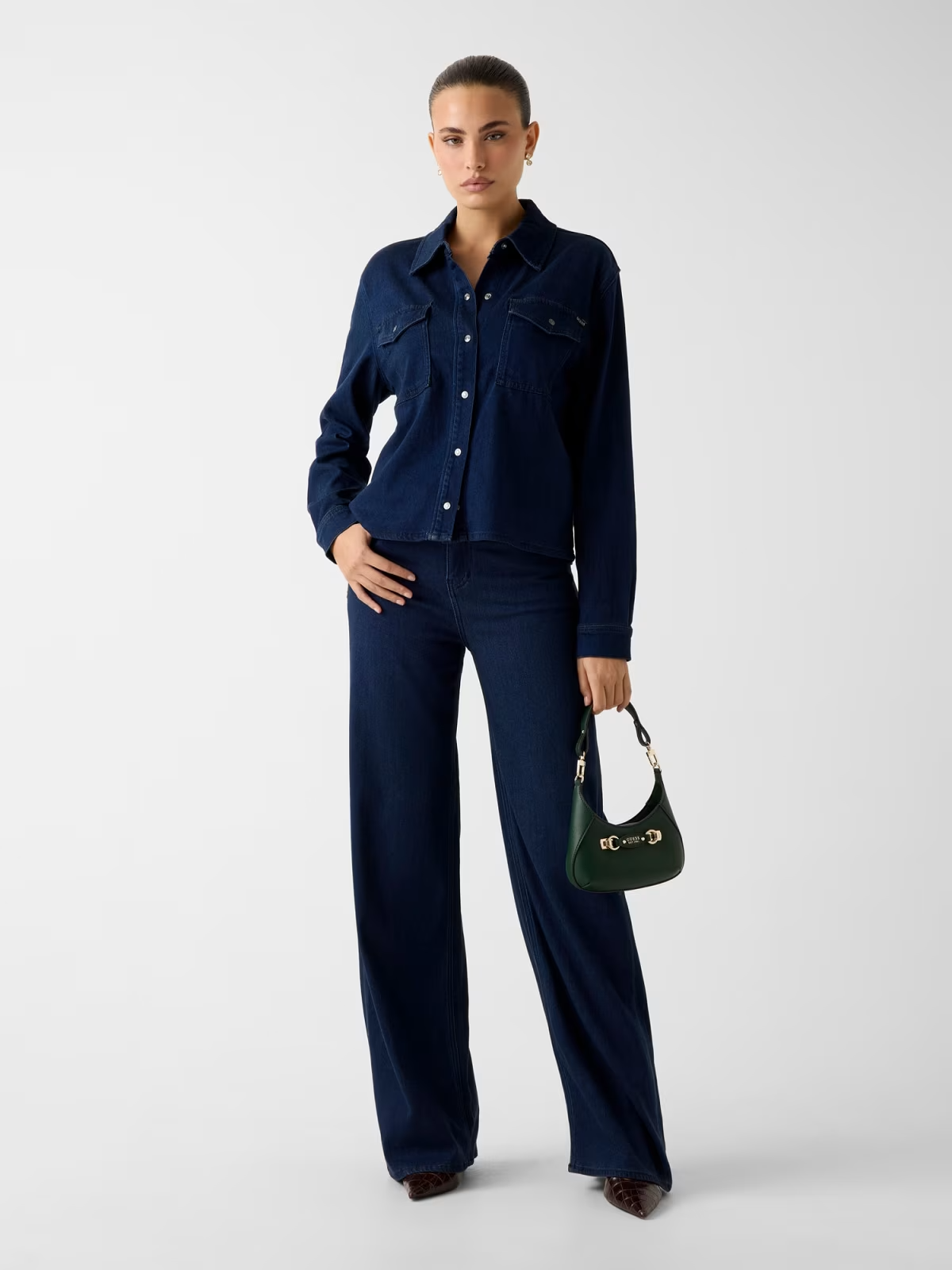 Camisa ASTRID em Ganga Escura - Guess 3