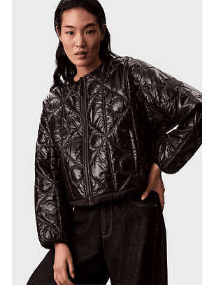 Casaco Acolchoado Reversível Preto - Calvin Klein 