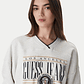 Sweat Decote em V Cinza - Guess Jeans - Thumbnail 2