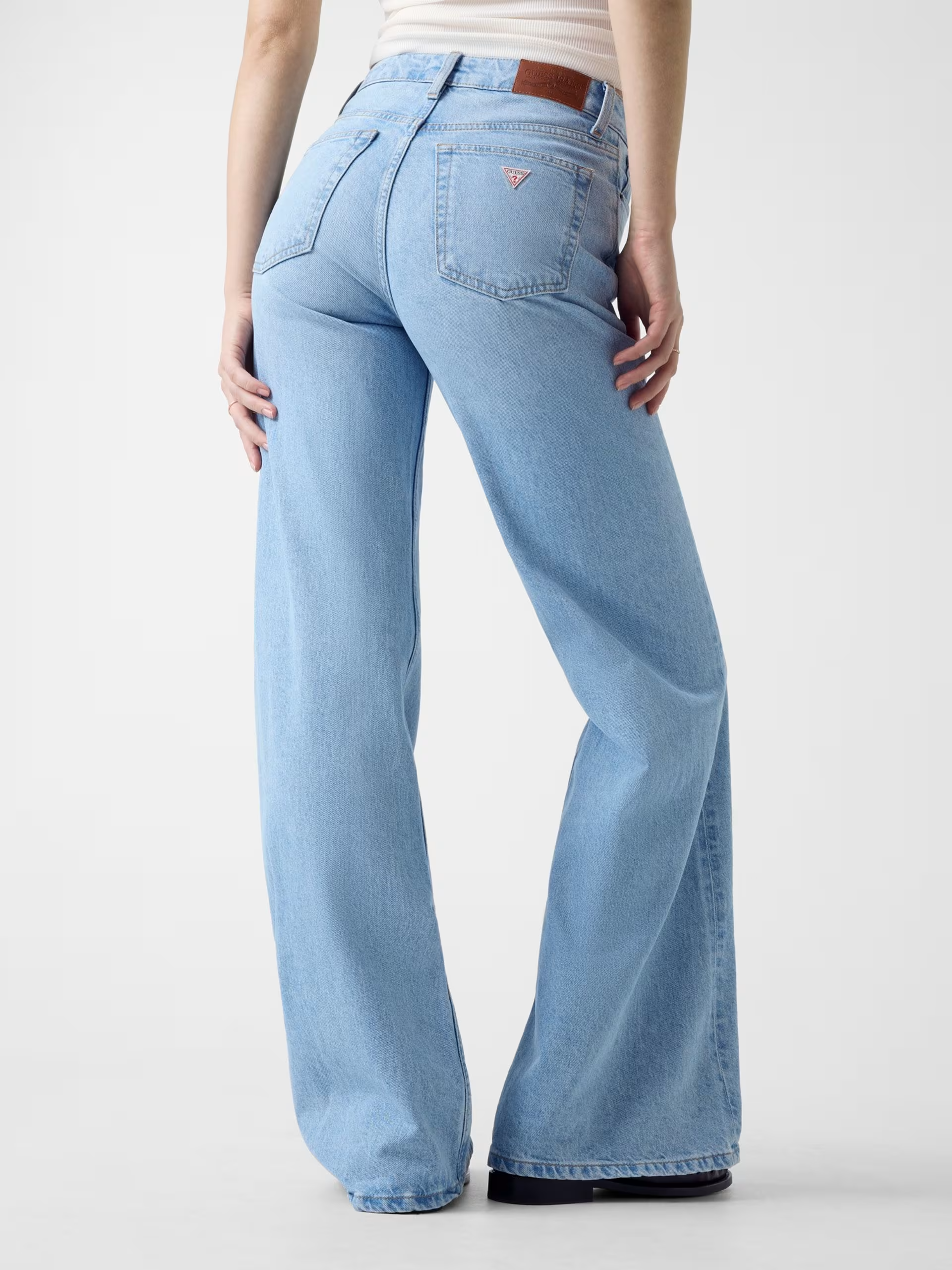 Calças Flare com Nervura Ganga Clara - Guess Jeans 2