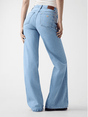 Calças Flare com Nervura Ganga Clara - Guess Jeans