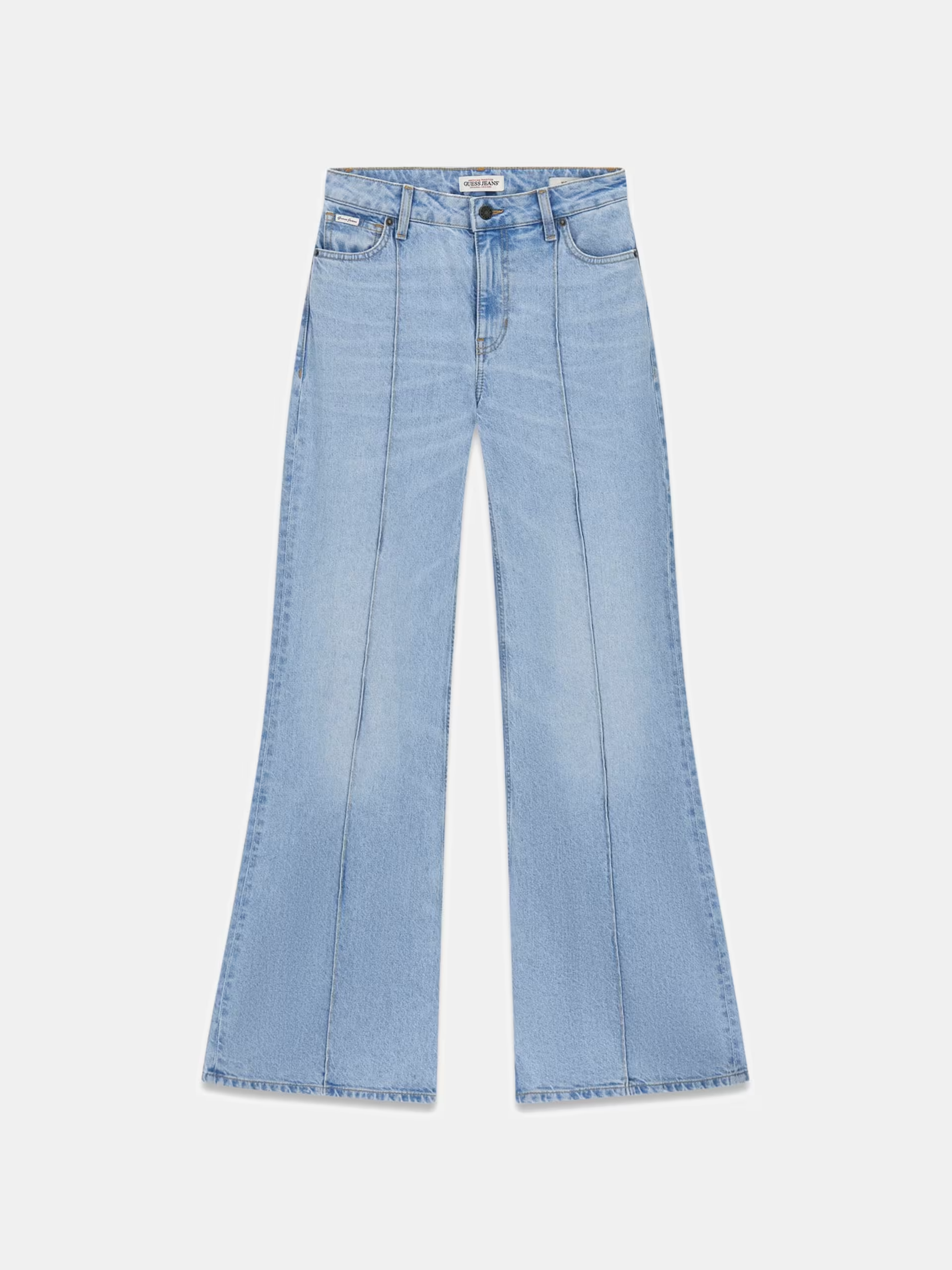 Calças Flare com Nervura Ganga Clara - Guess Jeans 5