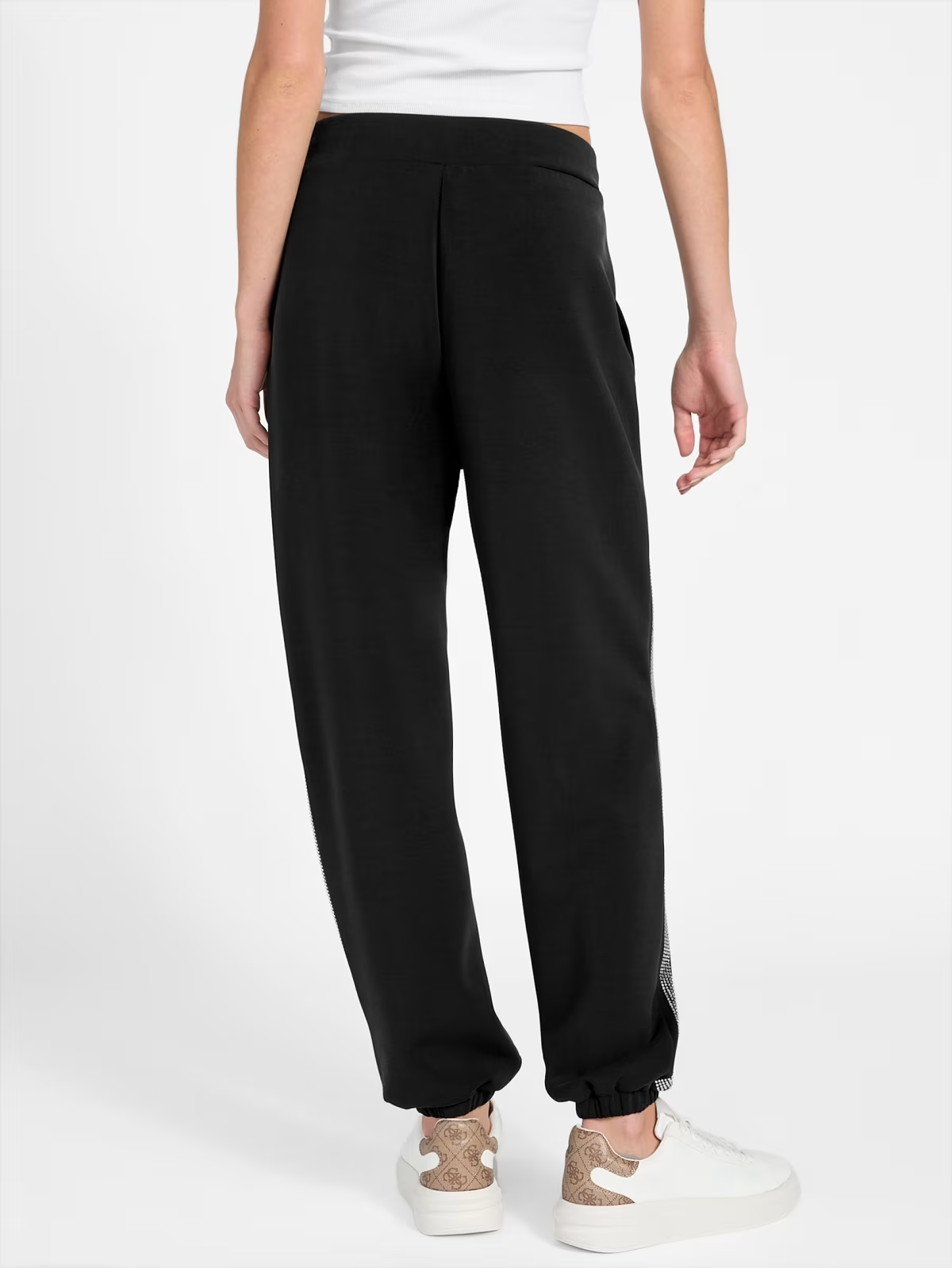 Calças Desportivas BERTHE com Brilhos Preto - Guess 3